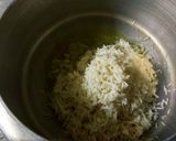A picture of step 2 of Mexican Rice.