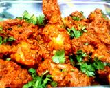 A picture of step 2 of Chicken Lapeta Dhaba style.