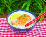 Foto langkah ke 7 dari resep Salmon bumbu jahe & bawang putih (Ginger Garlic Baked Salmon).