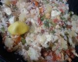A picture of step 4 of Samak rice pulao (barnyard millet).