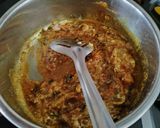 A picture of step 5 of Mushroom potato biryani.