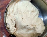 A picture of step 1 of Paratha with egg omelette.