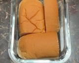 Gambar langkah 5 resipi Rotiramisu.