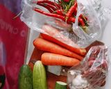 Foto langkah ke 1 dari resep Acar mentah (bawang timun wortel cabe).