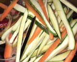 Foto del paso 3 de la receta: Crepps de espinaca rellenos de vegetales 🌯