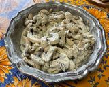Une image de l'étape 11 de Champignons de Paris à l’ail frais, crème et coriandre.