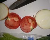 A picture of step 1 of Fried spinach.