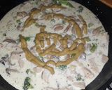 Brokkolis-gombás csirke bulgurral recept fázis 3 fotója