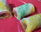 Foto langkah ke 5 dari resep Dadar Gulung Bihun Pelangi.