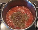 A picture of step 5 of Vegetarian Grill with Mint Salsa Verde, Enchilada Sauce, and Agua de Pepino.