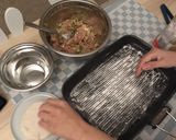 A picture of step 3 of Homemade pork and cabbage dumpling 🥟.