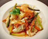 Foto del paso 14 de la receta Dorada a la sal con verduras