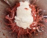 A picture of step 2 of Figs Sorbet.
