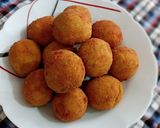 عکس مرحله 2 از دستور سیب زمینی سوخاری(توپکِ سیب زمینی)🥔😋