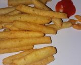 Foto langkah ke 3 dari resep Cheesy fries (stick kentang keju).