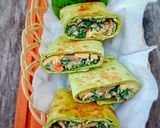 Foto langkah ke 6 dari resep Tortilla Bayam Telur.