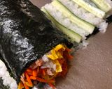 A picture of step 14 of Japanese Salad Roll Sushi 🌹.