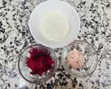 A picture of step 1 of Beetroot Raita.