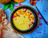 A picture of step 8 of Mango rice kheer.