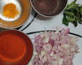 A picture of step 2 of Ivy gourd /kovakkai/ thondakkai fry.