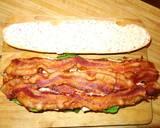 Foto del paso 5 de la receta SANDWICH DE MUSLO DE POLLO A LA PLANCHA, CON TOCINO AHUMADO, EN PAN ITALIANO