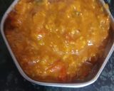 A picture of step 2 of Tomato garlic chutney.