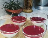 Une image de l'étape 7 de Recette italienne panna cotta à la grenade.