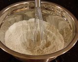 A picture of step 2 of No Knead Yeast Rolls.