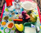 A picture of step 2 of Mixed vegetables stuff paneer paratha.
