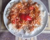 1953. Egyszerű gyors virslis rizses lecsó ! recept fázis 3 fotója