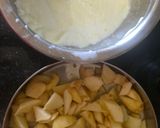 A picture of step 1 of Apple halwa.