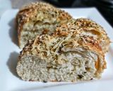 Foto del paso 3 de la receta: PAN Recorte de🌿Hierbas y Ajo💚