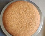 A picture of step 7 of Naked lemon cake# fourweekschallenge#wheatflourecipecontest.