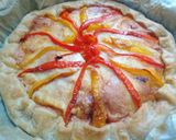 Foto del passaggio 5 della ricetta Torta salata peperoni e sfoglia integrale