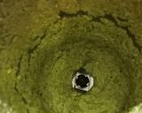 A picture of step 3 of Spinach moong dal pakoda.