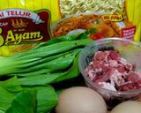 Foto langkah ke 1 dari resep Mie goreng daging.