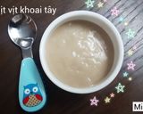 Hình bước làm 4 của món Cháo thịt vịt nấu khoai tây