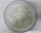 Foto del paso 4 de la receta: Ensalada de pepino con nata fresca- comida húngara en castellano