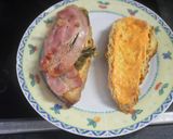 Foto del paso 4 de la receta Cruasanes con pimientos y bacon
