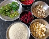 बीटरुट कॉर्न उपमा Beetroot corn upma रेसिपी चरण 1 फोटो