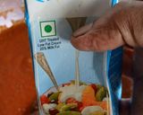 A picture of step 6 of Butter chicken pasta.