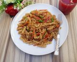 A picture of step 4 of Fusilli Pasta Stir Fry.