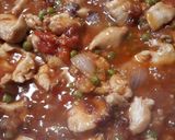 A picture of step 4 of Plum Chicken.