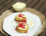 Foto del paso 10 de la receta: Hamburguesa de bacalao con pimientos asados