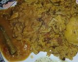 A picture of step 7 of Chicken Breyani & Dhall.