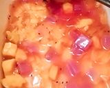 Foto langkah ke 3 dari resep Nata De Coco Biji Selasih Jelly Mangga.
