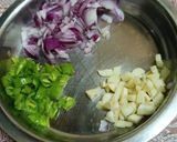 A picture of step 1 of Rice in buttermilk with tadka.