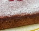 A picture of step 5 of Eggless strawberry cake.