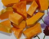 Gambar langkah 1 resipi Cucur labu cheese.