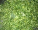 A picture of step 2 of Stuffed fenugreek leaves paratha.